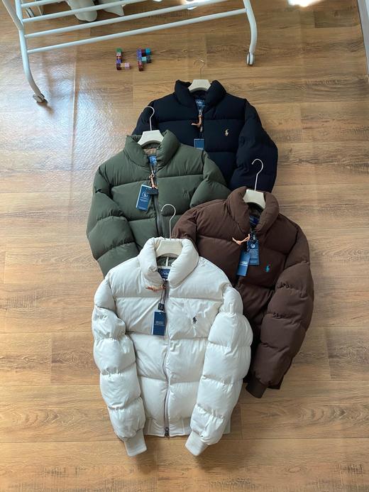 拉夫劳伦格纹布男士立领羽绒服 商品图3