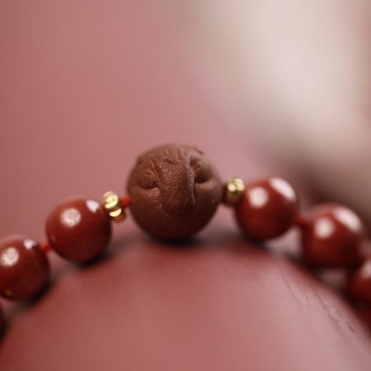 （下单即赠线香）杜掌柜·非遗合香珠十二生肖朱砂手串， 三和守护，六和迎新岁，山河共赴 商品图3