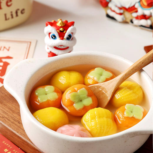 【卡通汤圆】悠享时圣诞卡通汤圆黑芝麻元宵冬至手工造型儿童营养早餐速食点心 商品图1
