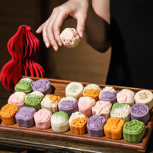 立家宋礼·照京华 750g 二十四节气糕点 古树茶饼 奶酥 文创红包 对联 商品图8