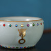 问鼎汝瓷鼎峰系列天青乙巳七宝战鼓杯（描金） 商品缩略图4