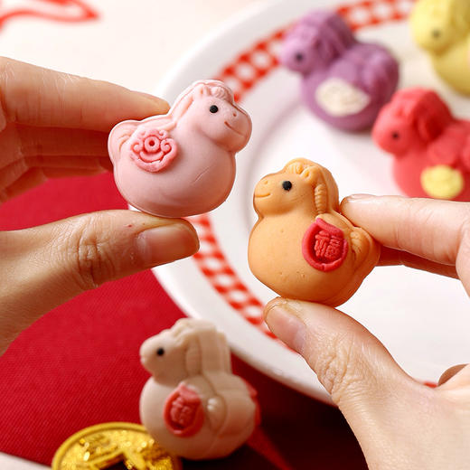 【卡通汤圆】悠享时圣诞卡通汤圆黑芝麻元宵冬至手工造型儿童营养早餐速食点心 商品图4