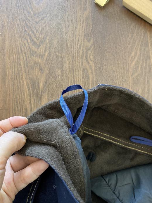 二店y 【68201 】防褪色抗皱~ 丹宁蓝 加绒四面弹高腰显瘦抗皱微喇牛仔裤 商品图12