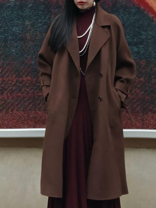 【12.19上新】2色之家羊毛羊绒双面呢大衣·LSQ 商品图11
