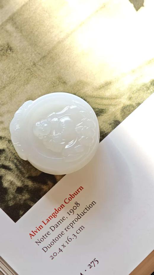 圆愿·和田玉佛公吊坠【 嘉石群播318】 商品图6