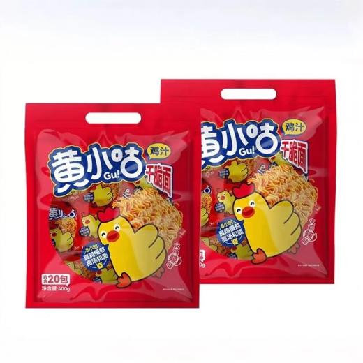 【超市】黄小咕 火鸡辣味鸡汁干脆面 400g/袋 商品图0