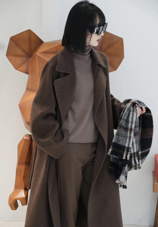 max家同款羊毛呢大衣外套12182 商品图4