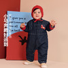 【泉水牛仔】迷你巴拉巴拉宝宝连体衣新生儿牛仔外出爬服秋冬新款 商品缩略图1