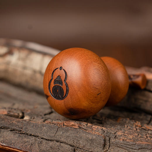 高品质天然雷击枣木玄真葫芦立体手把件木小葫芦摆件文玩 商品图3