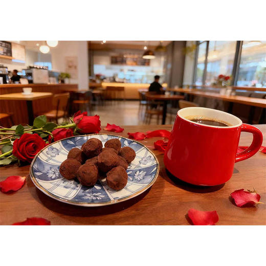 法国Truffettes乔慕夹心松露型黑巧克力制品混合口味礼罐（原味+咖啡味）/黑巧克力制品礼罐240g/044953/044954 商品图4