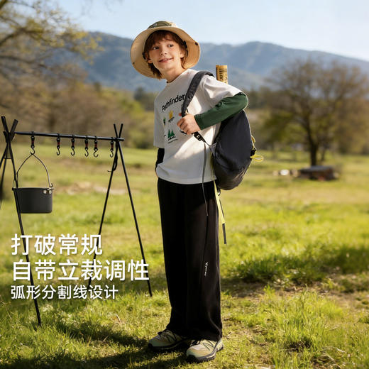 男童全腰针织单裤春季新款安奈儿童装EB616549 商品图2