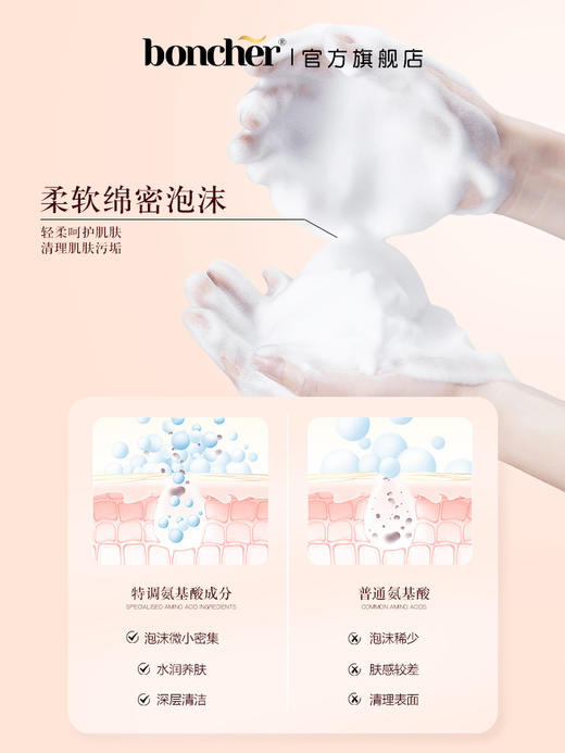 ³ 【宝雀氨基酸洁面液】 卸妆/清洁 温和不刺激 100ml XN03-CRMM-BQ 商品图3