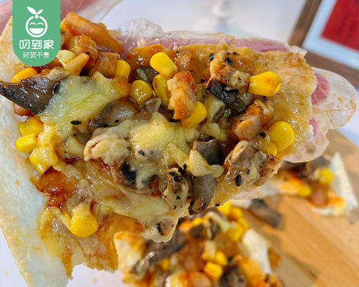 舌尖百味8寸黑松露菌菇鸡肉薄脆披萨/1包（260g）生产日期：25年11月补单专用 商品图2