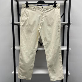 TOMMY HILFIGER/汤米 男士棉混纺春秋透气修身微弹通勤休闲长裤