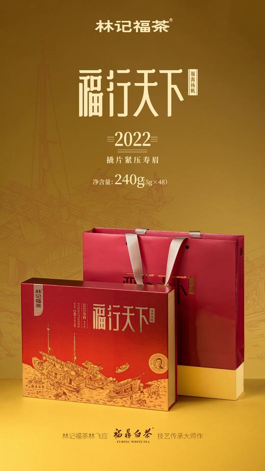 福行天下·撬片紧压寿眉2022·礼盒装240g(5g*48) 商品图1