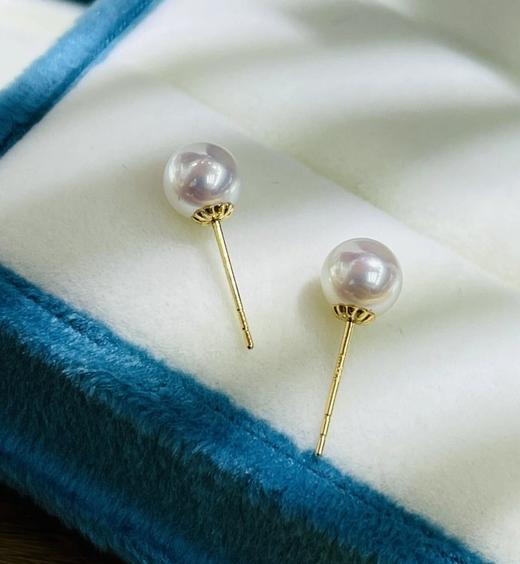 【Fairy Tale珍珠耳钉】麦麦诸暨珍珠溯源行，货尖中优中择优的品质，亲自把控挑选，大家放心跟麦麦入！ 商品图2