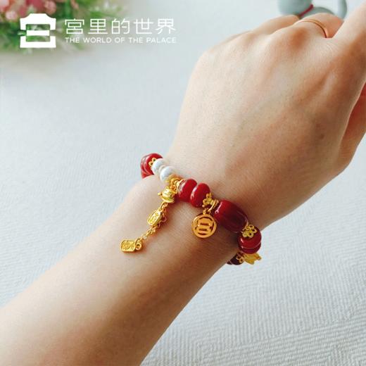 【故宫正品宫猫手串】2026马年新年水晶玛瑙女款手链春节情人节礼物 商品图4