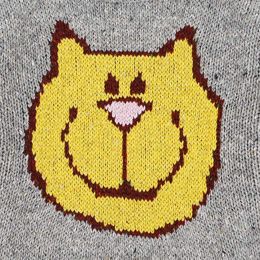 Howlin SMILING FACES 女装笑脸羊毛马海毛圆领毛衣 商品图2