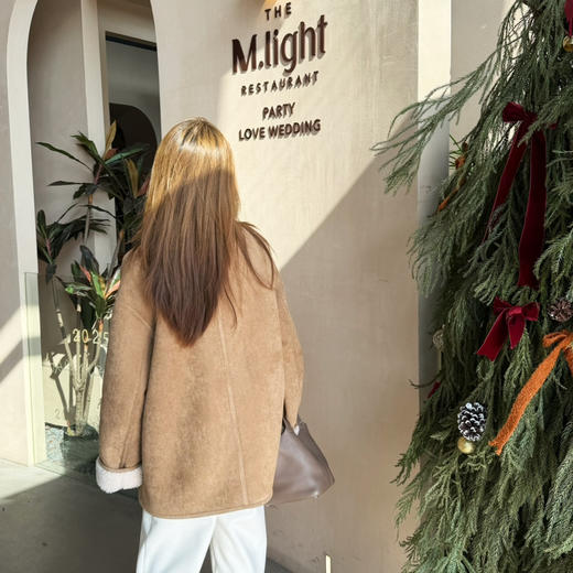 2512314    无领 颗粒羊毛🐑 双面外套 商品图10