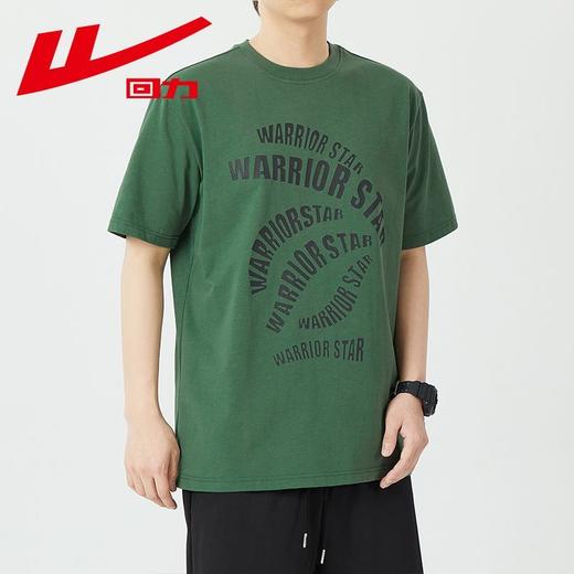 回力纯棉短袖t恤男夏季新款宽松圆领薄款上衣潮牌字母印花半袖T恤 商品图8