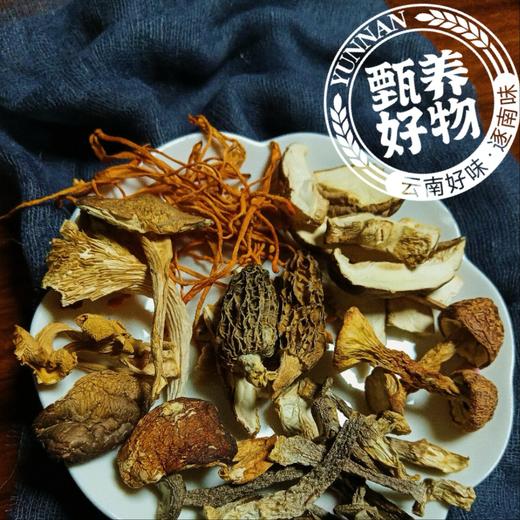 【云南逐南味 菌汤包升级装】鲜香采摘 自然晾晒 山珍菌菇 美味一锅鲜 商品图0