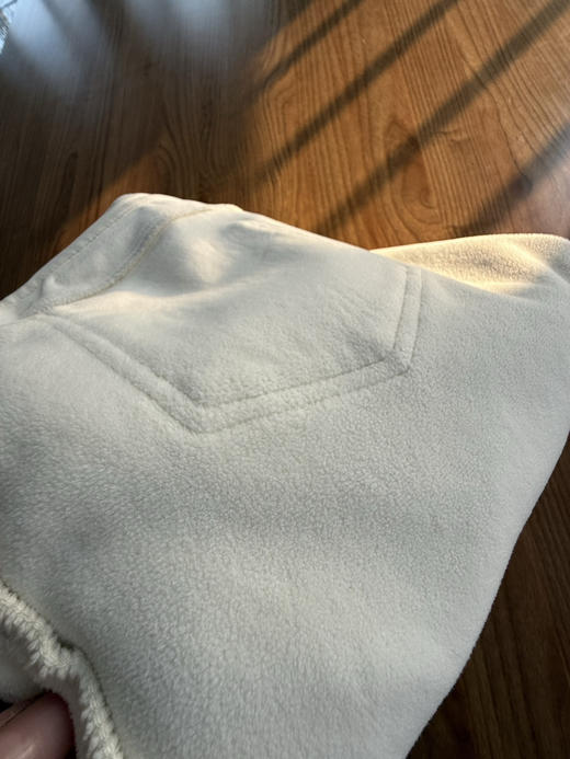 【周末秒杀 直接调价 下单即可】小禾 米白色 加绒加厚 直筒 阔腿裤 白牛 牛仔裤 商品图11