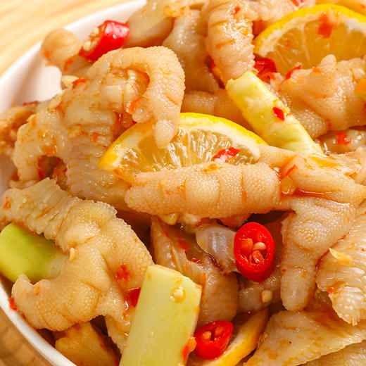 【新品推荐】柠檬脆笋去骨凤爪 双重脆爽解馋追剧零食 真空包装开袋即食 商品图3