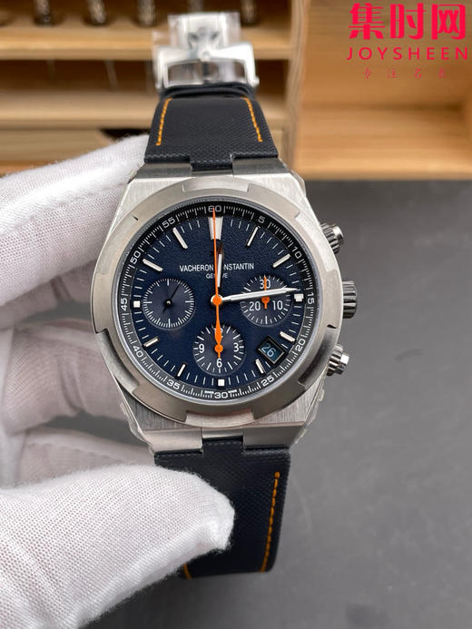 江诗丹顿 Overseas 8F纵横四海计时系列5510V 蓝色盘 珠穆朗玛峰特别版 男士腕表 表径42.5mm 升级版V3版 搭载7750改Cal.5200自动上链机械机芯 商品图0
