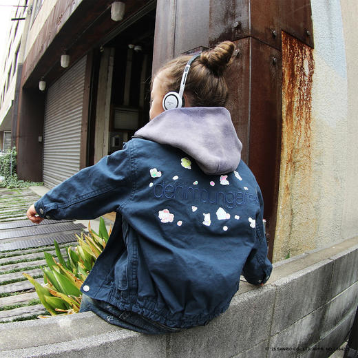 【重磅限定】DENIM DUNGAREE x HELLO KITTY 酷洛米 印花夹克 商品图0