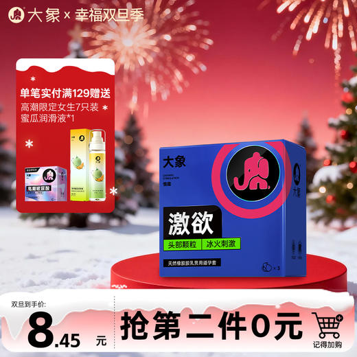 【双旦狂欢·钜惠来袭】 大象情趣系列 激欲 冰火属性 商品图0