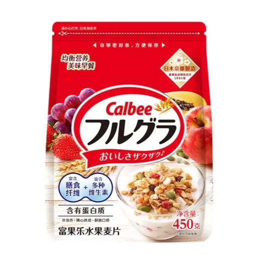 【超市】Calbee牌富果乐原味水果麦片450g 商品图0