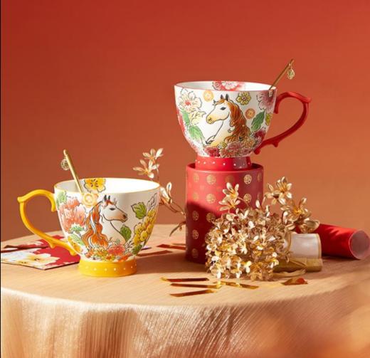 JOYYE生肖陶瓷釉下彩手绘马克杯400ml 商品图0