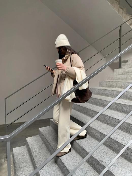 【高品质私服】【IC丝驼绒西装羽绒服】天然面料羽绒服，于简约廓形中藏纳温暖G1618-CC【无标出货 介意慎拍】 商品图6