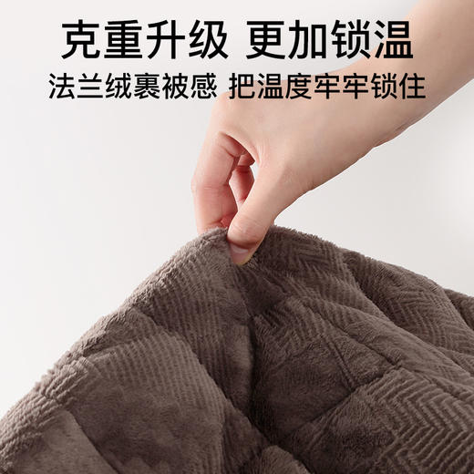 爱帝男士冬款睡衣三层夹棉加厚加绒保暖家居服套装 商品图6