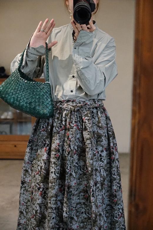 Outil2色花纹绑带半裙 商品图9