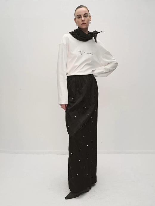 VC｜AW25027 Cosmo embellished skirt [ 半身裙 黑 ]【HOLIDAY】 商品图7