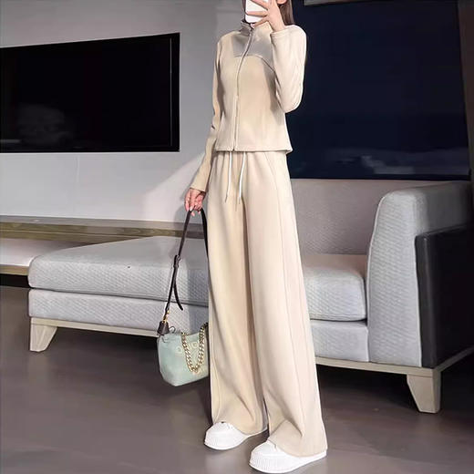 裁缝学苑AQ574立领修身开衫阔腿裤套装纸样女装阔腿裤子修身外套样板 商品图4