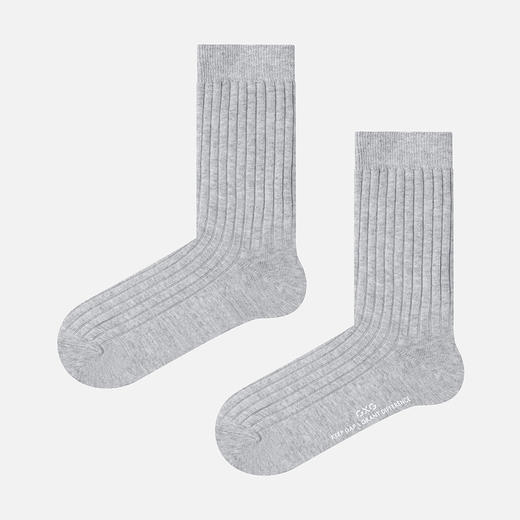 【单双装】GXG男士精梳棉长筒袜夏季吸汗防臭基础款袜子男 商品图1