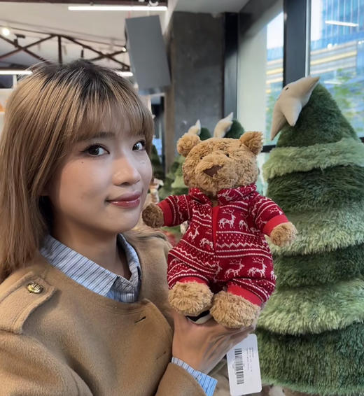 原单正品Jellycat圣诞系列毛绒玩具玩偶121903 商品图2