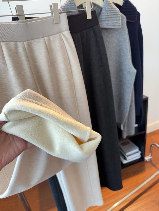高端醋酸羊毛休闲窄版直筒裤，小个子针织裤毛呢裤 商品图12
