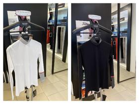 Tit家新款女士撞色立领长袖T恤，韩客订单，市场最高品质❗球星同款🌟现货，上身很舒服，南方可以外穿，北方可以打底，总之可以穿四季!