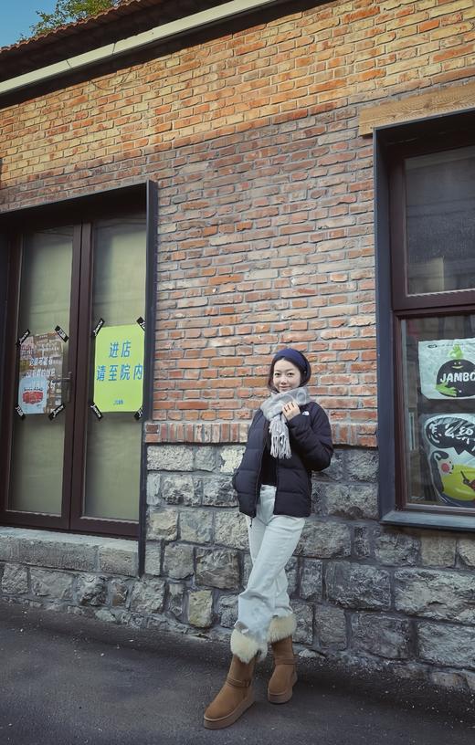 皮毛一体纯皮羊毛高筒雪地靴 商品图12