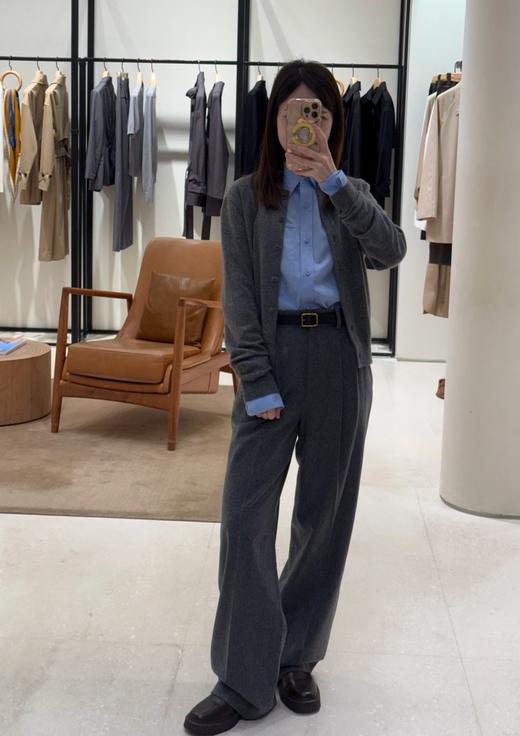 【高品质私服】【IC薄呢阔腿长裤】精选美丽诺羊毛，以其柔软、轻盈和保暖性著称 G1611-CC【无标出货 介意慎拍】 商品图1