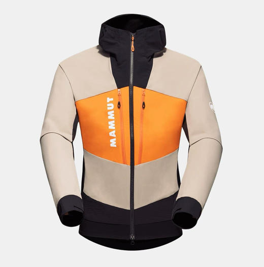 原单正品 Mammut猛犸象Aenergy SO Hybrid男款户外防风弹性软壳夹克衫，防风防泼水，拼接透气吸汗抓绒保暖舒适，户外跑步首选，软壳夹克外套
两个色， M-2XL 商品图9