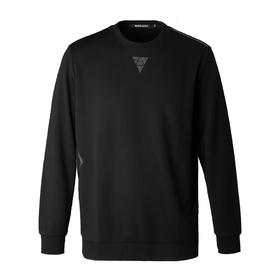 Marco Azzali 黑色圆领长T TC55243A2