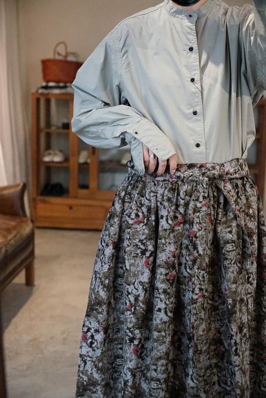 Outil2色花纹绑带半裙 商品图8