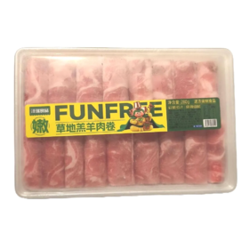 【超市】沣瑞食品 草地羔羊肉卷 280g