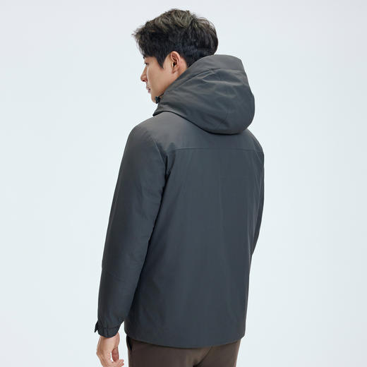 【门店同款&鸭绒】圣得西2025年冬季连帽拒水羽绒服防风保暖外套 商品图3