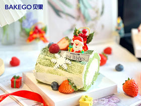 4寸《圣诞抹茶》蛋糕卷