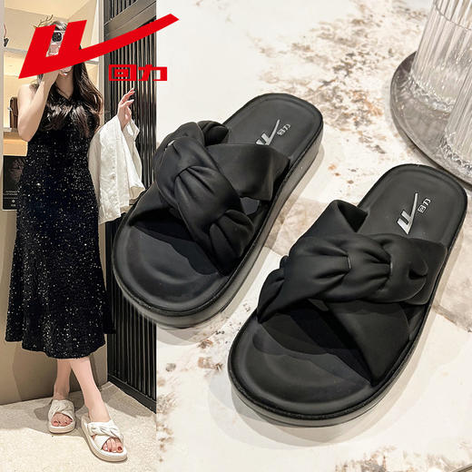 回力凉鞋女款2025新款夏季法式绝美凉单鞋休闲厚底女鞋外穿凉拖鞋WSL(WZ)-1058 商品图7